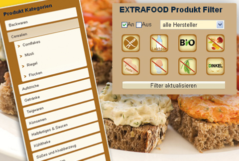 EXTRAFOOD.de -Online Store